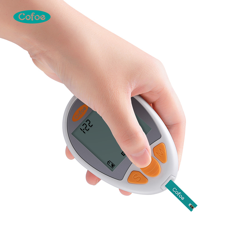 Medidor de glicose no sangue eletrônico da LCD Sale Hot Sale com Voz LCD