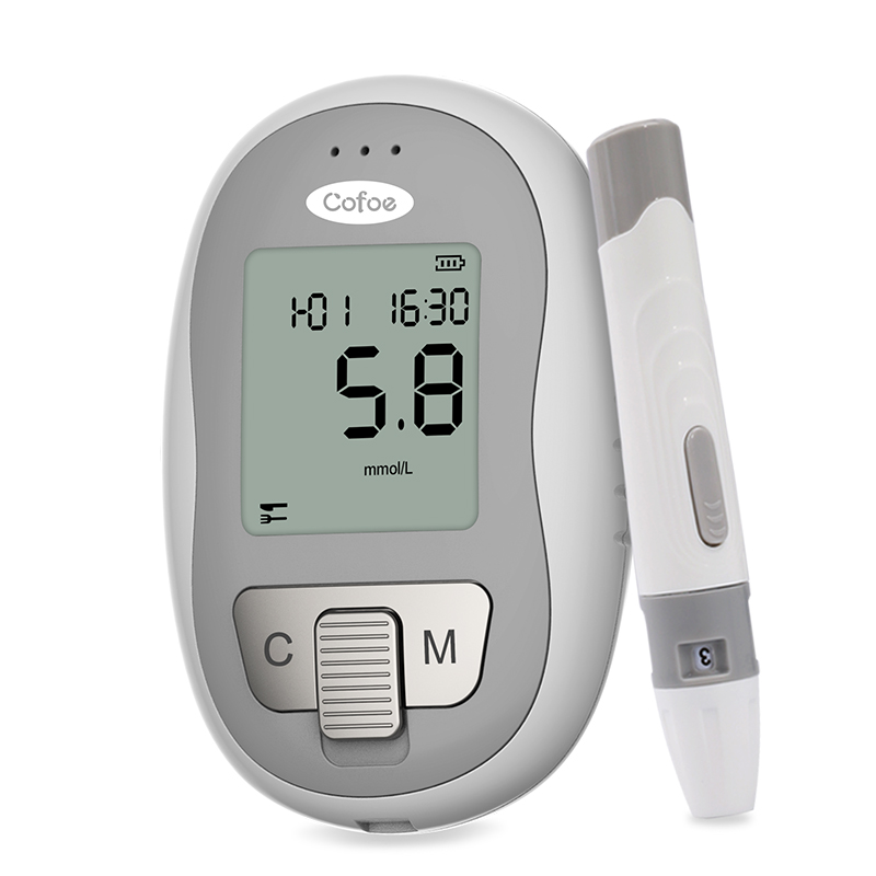 KF-A06 CE Contour Care Touch On Call Plus Kit Continuoso Tiras de Teste Blood Monitor de glicose Máquina de glicômetros do sensor de glicose