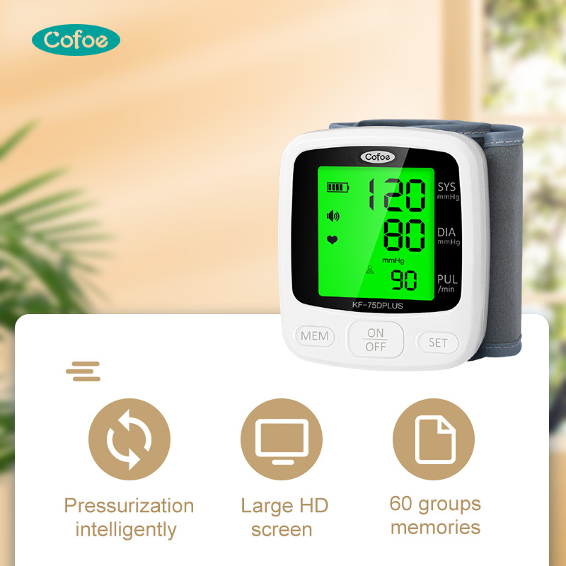 Hospitais Contínuos KF-75D-PLUS Monitor de pressão arterial