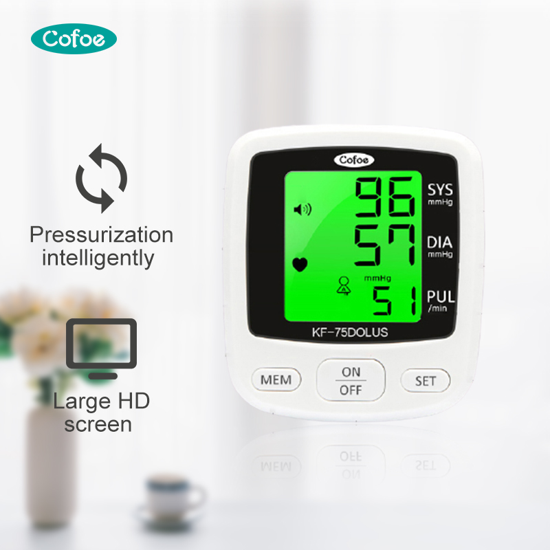 Monitor de pressão arterial de pressão arterial KF-75D-Plus